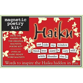 Magnetic Poetry - Haiku