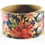 Handmade Recycled Cork Cuff in Floral